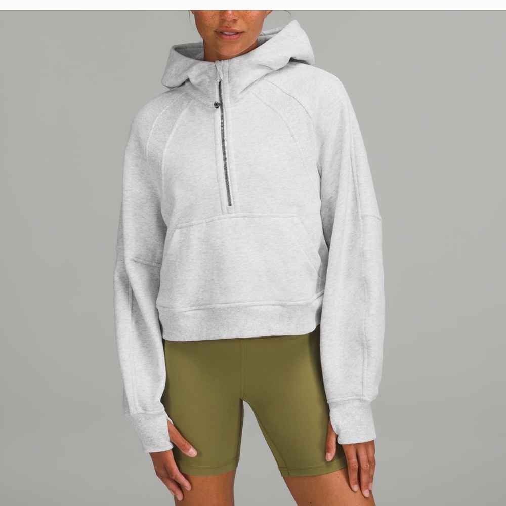 Scuba Oversized Half-Zip Hoodie